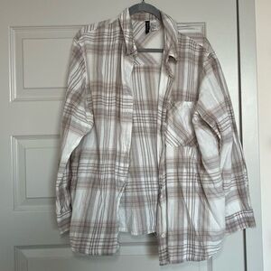 Button Down Long-Sleeve Top